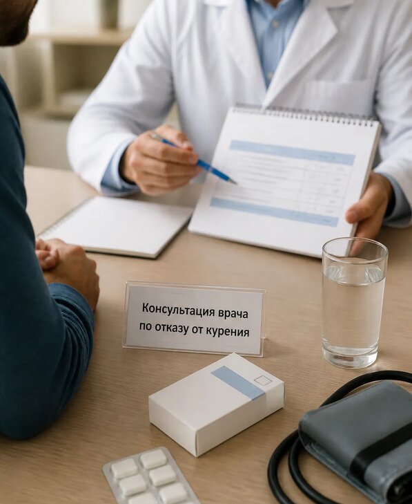 Консультация врача по отказу от курения для взрослых в Лысьве